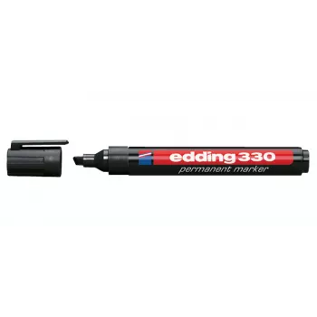 EDDING OFC-ED330BK Permanent Marker Black 1-5 mm Chisel Tip 1 Piece