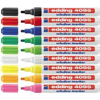 EDDING 4095 Liquid Chalk Marker Orange 2-3 mm Chisel Nib 1 Piece