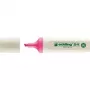EDDING EcoLine 24 Highlighter - Rožinė - 10 vnt. - 2-5 mm kaltinis antgalis - vandens pagrindo rašalas - 90% perdirbto plastiko