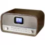 Radijo imtuvas Soundmaster DAB970BR1 su DAB+, FM, AUX, Bluetooth, CD, USB, baterijos įkrovimo funkcija, ruda spalva