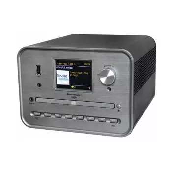 Soundmaster ICD1050SW internetinis radijas su WiFi, DAB+, FM, CD, MP3, USB, Bluetooth, APP - stereo, juodas