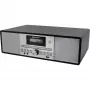 Soundmaster DAB980SW juodas muzikos centras su DAB+/FM-RDS, CD, USB, Bluetooth, kasečių ir plokštelių grotuvu