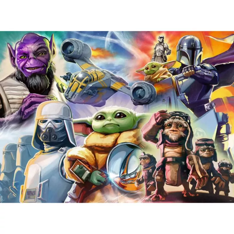 RAVENSBURGER Puzzle The Mandalorian and Grogu (500 Pieces)
