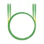 HELOS LWL Patch Cable E2000® APC/E2000® APC (LSH) Duplex 9/125µm OS2 Yellow 0,5m