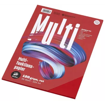 Staufen Multifunction Paper 7X 734051297 A4 120g Raudona 35 lapų