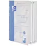 Oxford College Block A4+ 80 Lapų Linijinis 4 Skylių Perforuotas Baltas 90 g/m²