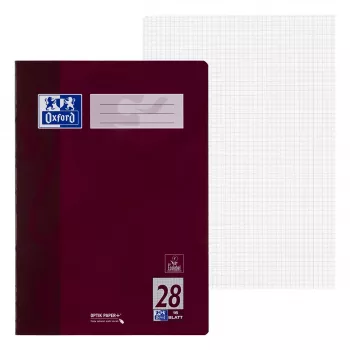 ELBA Universal Register A4 - 16 lapų - languotas popierius - Bordo - 100050314