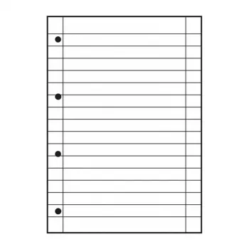 Oxford School Exercise Book Lineatur 37 Ruled DIN A4 Inside and Outside Margin 16 Sheets