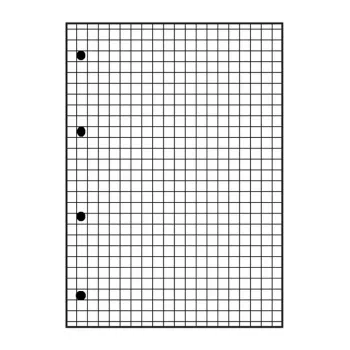 Oxford Refill Pad A4 90 g/m² Lined 100 Sheets 4-Hole Punched White