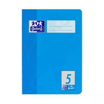 Oxford 100050368 A5 formato užrašų knygelė, 90 g/m², mėlyna