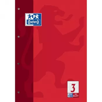 Oxford Užrašų bloknotas A4 liniuotas 50 lapų 80 gsm baltas