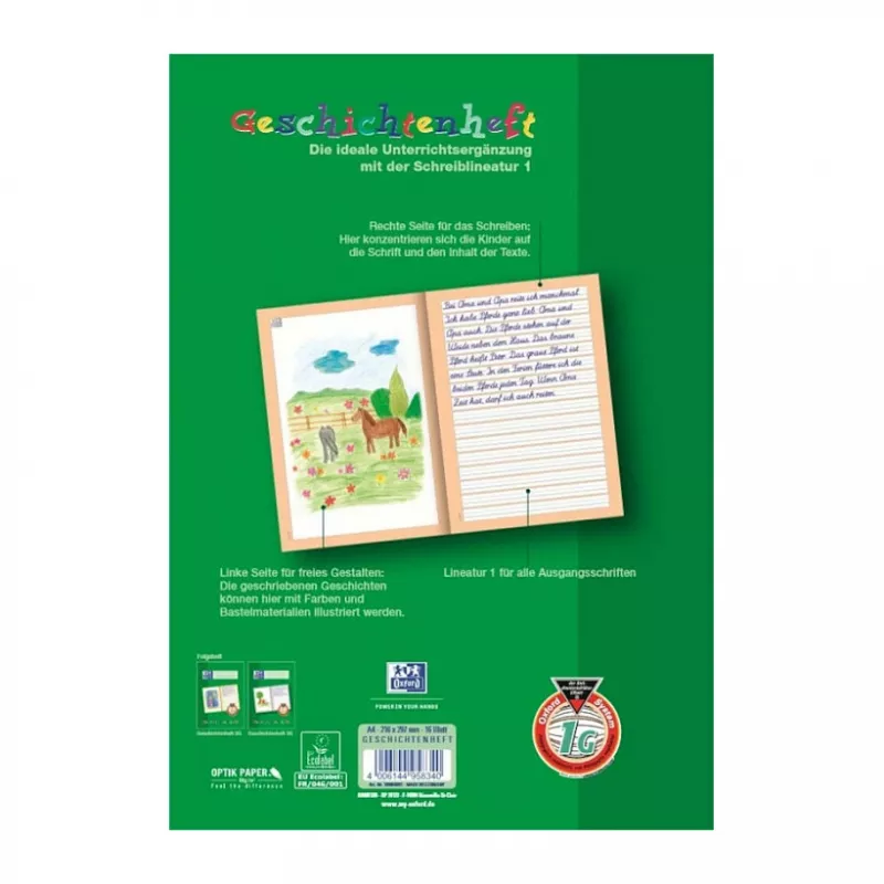 Oxford 100050091 - Green - A4 - 90 g/m²
