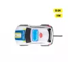 Dickie BMW XM Police Racer 203712034, su laidu