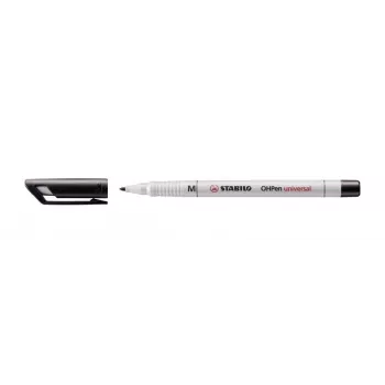 STABILO OHPen Universal M 853 nepermanentinis rašiklis projektoriams, juodas, 1,0 mm vidutinis kulkos antgalis
