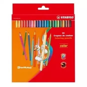 STABILO Color spalvinimo pieštukai - įvairių spalvų - 24 vnt. pakuotė