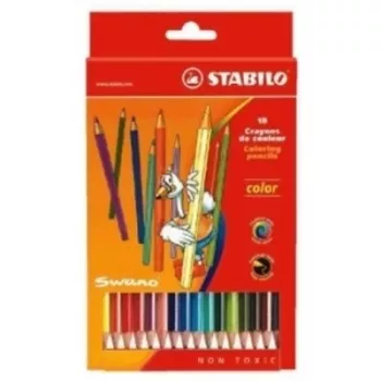 STABILO Color spalvoti pieštukai - 18 vienetų