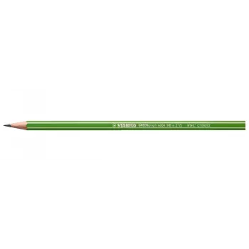 STABILO GREENgraph Graphite Pencil HB - Green/White - Hexagonal - FSC Certified - 2.2 mm