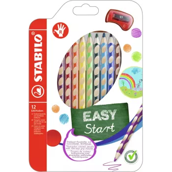 STABILO EASYcolors Spalvoti pieštukai - 12 vienetų