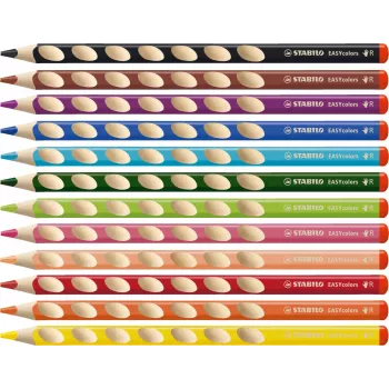 STABILO EASYcolors Spalvoti pieštukai - 12 vienetų