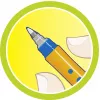 STABILO Worker tušinukas - įvairiaspalvis - mėlynas rašalas - 0,5 mm - 10 vnt. pakuotė