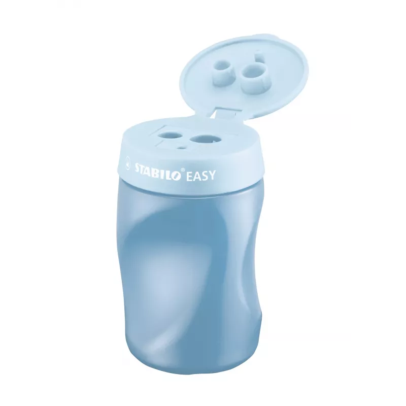 STABILO Easy Manual Pencil Sharpener - Blue - Right-Handed