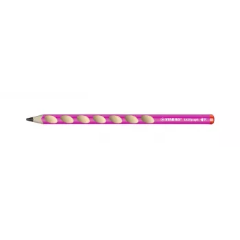 STABILO EASYgraph S Graphite Pencil HB Pink Ergonomic Triangular Right-Handed 1 Piece