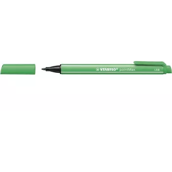 STABILO pointMax Fineliner Pen Green 0.8 mm Nylon Felt Tip Water-based Ink
