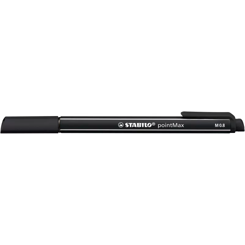 STABILO pointMax Fineliner rašiklių rinkinys - 0,8 mm - 12 spalvų