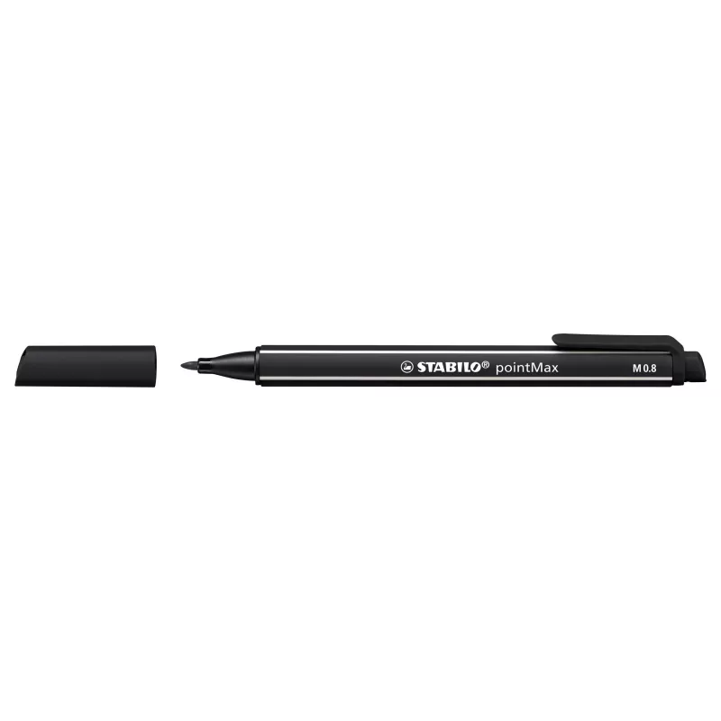 STABILO pointMax Fineliner rašiklių rinkinys - 0,8 mm - 12 spalvų