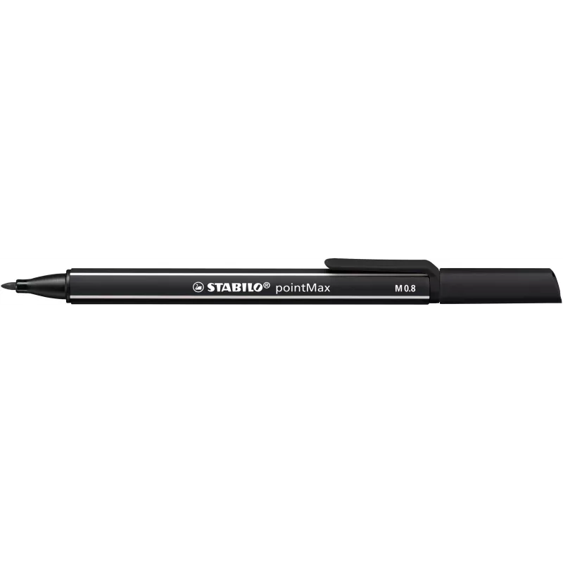 STABILO pointMax Fineliner rašiklių rinkinys - 0,8 mm - 12 spalvų