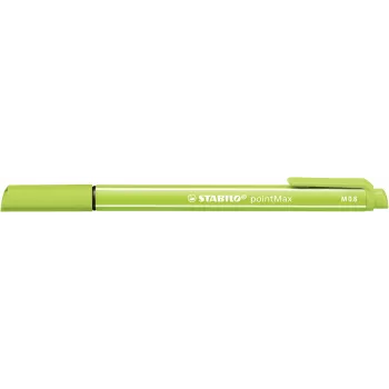 STABILO pointMax Fineliner rašiklių rinkinys - 24 spalvos - 0.8 mm pluoštinis antgalis - vandens pagrindo rašalas