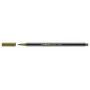 STABILO Pen 68 Metallic Fibre-Tip Pen - Gold - 1 Pen