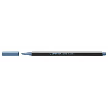 STABILO Pen 68 Metallic flomasteris - Metalinė mėlyna - 1 vnt.