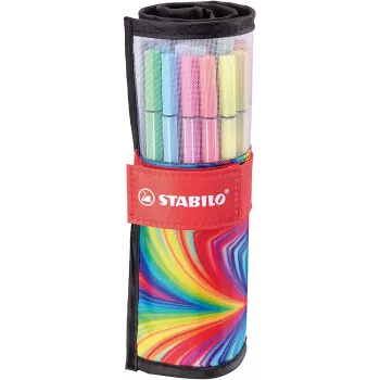 STABILO Pen 68 ARTY Flomasterių rinkinys, 25 vnt., įvairių spalvų