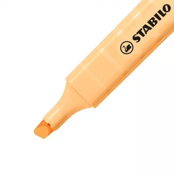 STABILO swing cool Pastel Highlighter Pen - Orange - Chisel Tip - 1 mm / 4 mm - Single