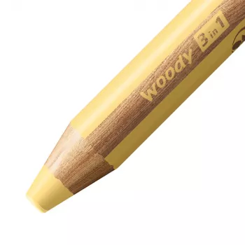 STABILO woody 3 in 1 Pastel Yellow Multi-functional Pencil