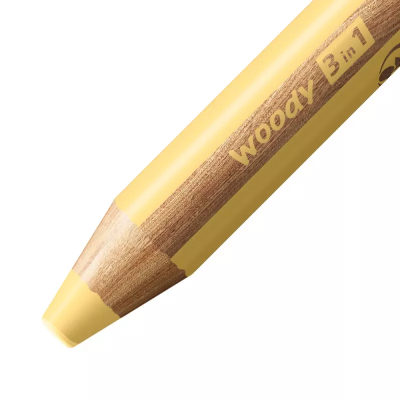 STABILO woody 3 in 1 Pastel Yellow Multi-functional Pencil