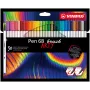 STABILO Pen 68 brush ARTY Edition Brush Pen Set - 30 Assorted Colors in Cardboard Case