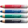 STABILO MARKdry Whiteboard Marker Set of 4 in Wallet
