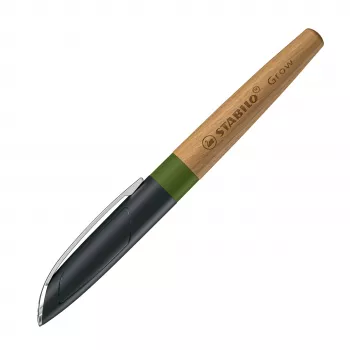 STABILO Climate Neutral Fountain Pen Grow - Moss Green/Oak