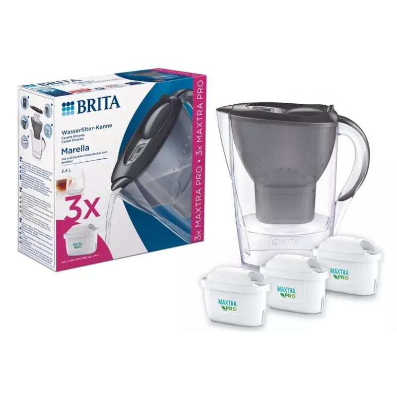 Brita Marella Manual Water Filter Jug 2.4 L Blue