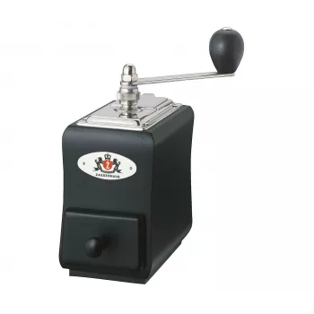 Zassenhaus Coffee Mill Santiago Black - Rankinis kūginis girnų malūnėlis, buko mediena, 50 g talpa