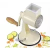 Zassenhaus Drum Grater Classic Cream - Trifazis būgninis tarka su nerūdijančio plieno būgnais, siurbimo pagrindu, ergonomiška rankena