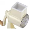 Zassenhaus Drum Grater Classic Cream - Trifazis būgninis tarka su nerūdijančio plieno būgnais, siurbimo pagrindu, ergonomiška rankena