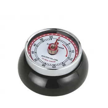 Zassenhaus Timer Speed Black mechaninis virtuvinis laikmatis 60 minučių
