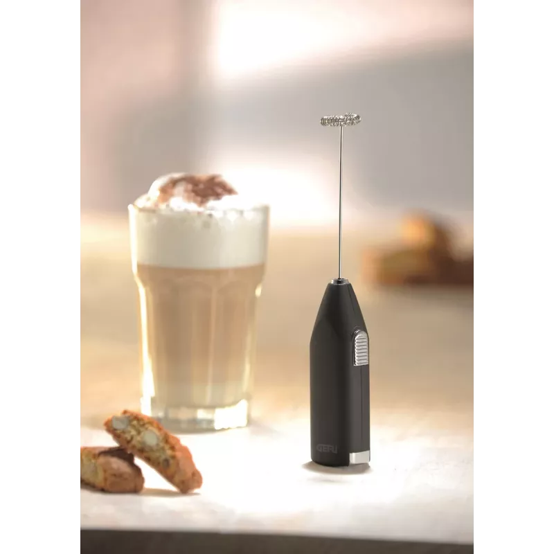 GEFU FINO Manual Milk Frother Black