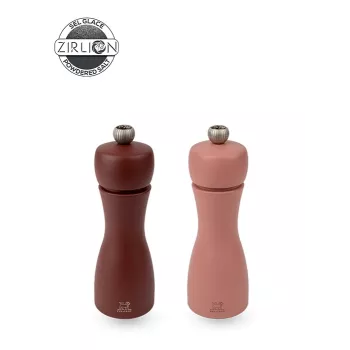 Peugeot Tahiti druskos ir pipirų malūnėlių rinkinys 2 vnt. 15 cm šokoladinė