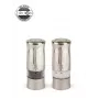 Peugeot Zeli Duo PM+SM Z elektrinis druskos ir pipirų malūnėlių rinkinys sidabrinis 14 cm