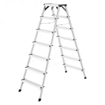 Hailo D60 StandardLine 2x7 Steps Double-Sided Ladder