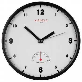 KIENZLE DCF radijo bangomis valdomas sieninis laikrodis sodui 30 cm